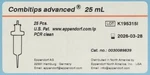 Qty 25 Eppendorf Ml Combitips Advanced Cat. No. 0030089839. Fixed Price $19.95.