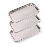 3 Pack Professional Medical Surgical Stainless Steel Dental Procedure Tray Thick. Fixed Price $15.39.