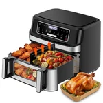 1600W Dual Zone Air Fryer OVEN,12.69QT With Divider,nonstick & Dishwasher-saf.... Fixed Price $325.11.