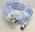 20' Kuriyama FT150-20-ALCE Food Beverage Hose 1-1/2" Id X 20FT 85 Psi. Fixed Price $83.69.