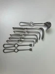 Lot Hook Instruments Aesculap BT260R, BT326R, BT328R Etc. (#2105). Fixed Price $184.93.