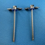 2-OLYMPUS A2625 27FR Dual Stopcock 9MM Outer Continuous Flow Sheaths. Fixed Price $73.00.