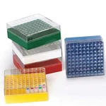Globe Scientific 3050W Cryogenic Vial Storage Box, White, PK5. Fixed Price $76.79.