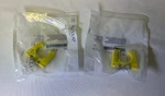 Pair Of Aesculap JG332 Silicone Clamp W Fixation 30MM Sterilization Insert. Fixed Price $50.00.