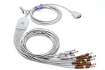 Ge Marquette Mac 1200ST Ekg Cable 10 Leads Banana Aha- Ships Same Day. Fixed Price $31.91.