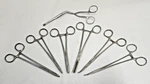Lot Of 7 Surgical Forceps V.mueller, Aesculap, Jarit, Zimmer -CPIX4INFO. Fixed Price $59.99.