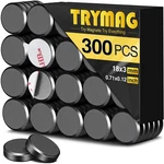 Trymag Ceramic Magnets For Crafts, Small 18MM 18X3MM 300PCS, Black. Fixed Price $31.69.