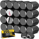 Trymag Ceramic Magnets For Crafts, Small 18MM 18X3MM 300PCS, Black. Fixed Price $31.43.