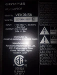 Olympus VEKON56 Ac Adapter Power Supply 100-240V Input 5V 5A +24V 0.3A. Fixed Price $140.00.