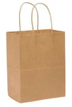 Zoro Select 87097 Tempo Brown Shopping Bag Flat Bottom, Twist Handles,. Fixed Price $89.25.