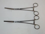 Set Of Jarit 325-141 Glassman Intestinal Clamp, Cardio-grip, Angle, 9-1/4". Fixed Price $75.00.