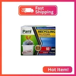 Pami Recycling Tall Kitchen Drawstring Trash Bags- Extra-strong Plastic Garbage. Fixed Price $18.97.