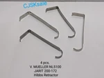 4 Pcs. V. Mueller NL5100 Jarit 200-172 Hibbs Retractor (used).. Fixed Price $42.00.