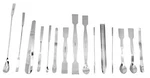 15 Piece Scoop & Spatula Set - Assortment Stainless Steel Eisco Labs. Fixed Price $22.79.
