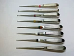 Set Of 8 Codman / Boss Bone Cup Curettes Spinal Orthopedics. Fixed Price $400.00.
