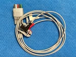 Mindray 3 Lead Ecg Pinch Fit 24" Wires P/n: 0012-00-1514-05 *new*. Fixed Price $71.25.
