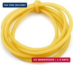 Qwork 10FT 3/8" Od 1/4" Id Natural Latex Rubber Diy Tube For Home, Laboratory. Fixed Price $16.34.