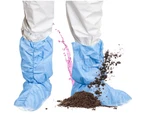 Quest"traction" Disposable Boot And Shoe Covers- 18" Tall- 3 Pair -non Sli.... Fixed Price $14.00.
