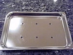 Polar Instrument Perforated Stainless Steel Tray 10F-PMT 0.75" X 9.93" 6.43". Fixed Price $10.99.