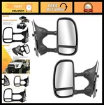 Towing Mirrors Pair 1999-2007 Ford F250 F350 F450 F550 Super Duty Heated,. Fixed Price $215.99.