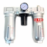 3/4" Heavy Duty High Flow Combo Filter Regulator Lubricator Clean Air Tools. Fixed Price $166.00.