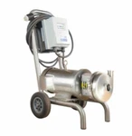 Inline Mixer, On Cart, Vfd, Wired And With Powder Feeding Hopper 5 Hp, 100 Gpm. Fixed Price $7800.00.