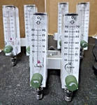 Pc Maxtec R220P89-001 Dual O2 Flowmeter W/ Iv-pole Manifold 0-30 & 0-70 Lpm. Fixed Price $90.00.