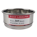 Labalpha Sieves, Test #1000 Mesh, 4'' Diameter, 304 Stainles. Fixed Price $62.09.